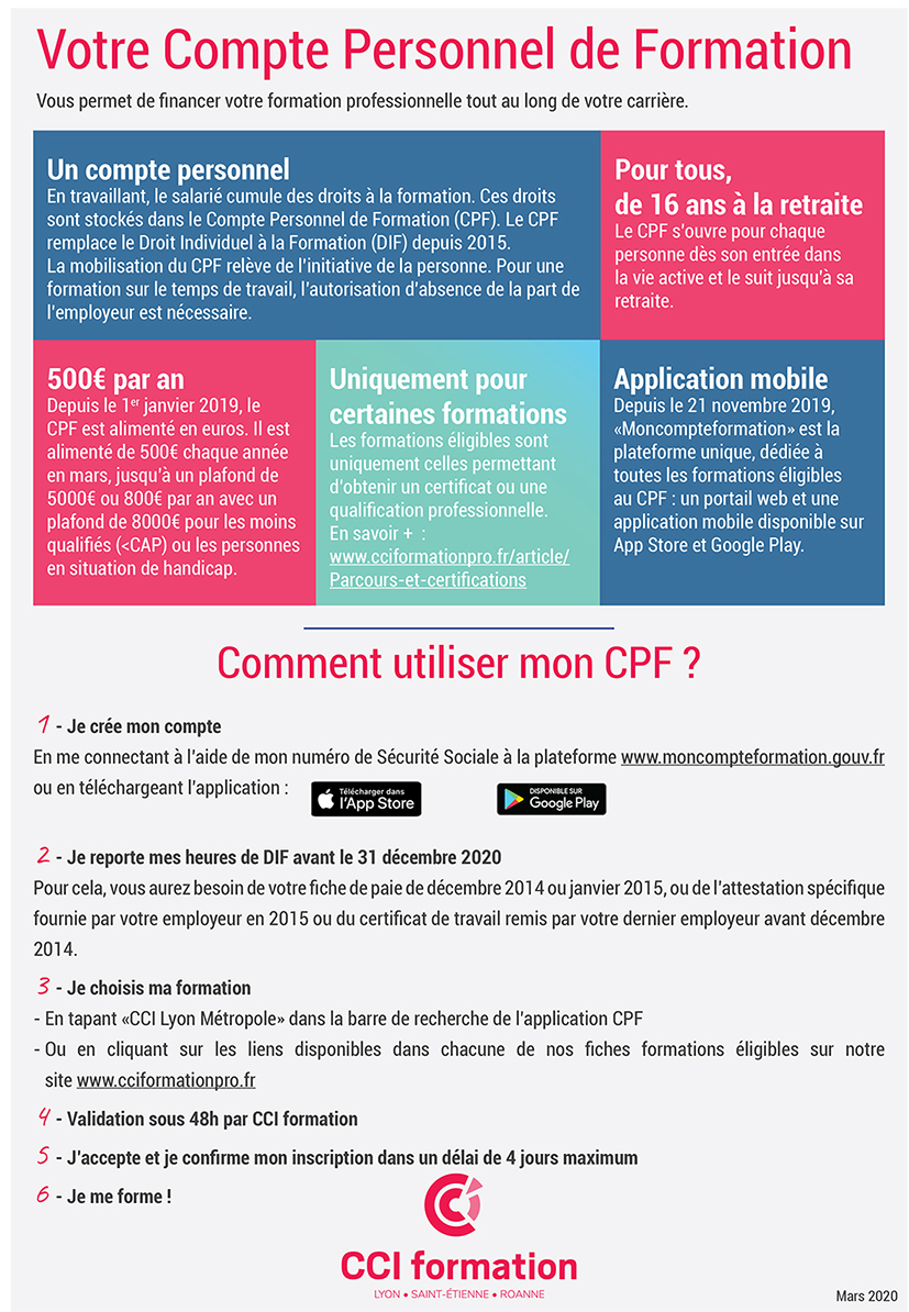 Votre Compte Personnel de Formation