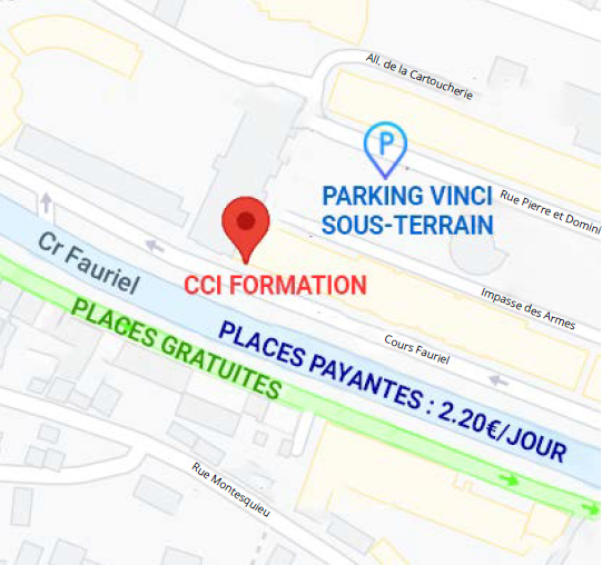 Plan d'accès Saint-Etienne